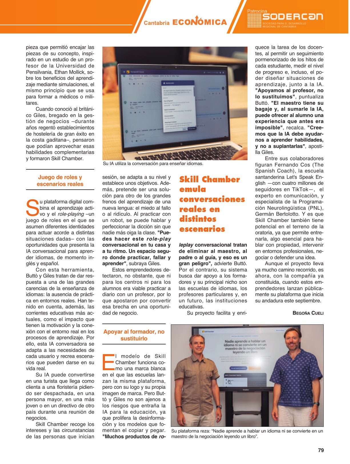 Magazine feature page 2